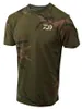 DAIWA Carp Camo T-Shirt, L, vert-camouflage, manches Voir les images du produit 4