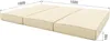 idealfit klappbare Turnmatte 3-teilig beige 150x100x10cm, Produktbild-Vorschau 2