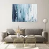 Bilder auf glas - Einteilig - Abstraktion Prellung Blau - Produktbild-Vorschau 7