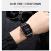 SKMEI 1858 Sportuhren Countdown-Doppelzeit-Uhr Wecker Produktbild-Vorschau 10