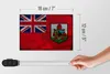 Holzschild Flagge Bermudas 18x12cm Flag of Bermuda Rost Produktbild-Vorschau 6