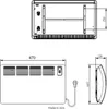 AEG Wand-Konvektor WKL 1000 Comfort, Elektroheizung 1 kW, Produktbild-Vorschau 3