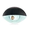 A perfume bottle with a distinctive eye-shaped design and a ribbed black cap. Voir les images du produit