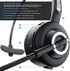 A close-up view of a black and silver headset with various features labeled with numbers and text. Produktbild-Vorschau