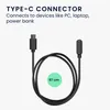 kwmobile USB C Ladekabel kompatibel mit Huawei Band 10 / Produktbild-Vorschau 3