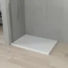 100x70cm Rechteckig Extraflach Duschwanne SMC Weiß Produktbild-Vorschau 3