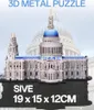 3D Puzzle, St. Paul's Cathedral, Piececool, Metall, 639 Produktbild-Vorschau 6