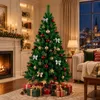ACXIN, kunstkerstboom, 2,1 meter, groen, met kliksysteem. Productafbeelding-voorbeeld 1