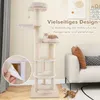 COSTWAY škrabadlo 187 cm velké, šplhací strom s Náhled obrázku produktu 2