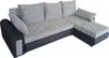 Relax-Ecksofa mit Schlaffunktion und Bettkasten in grau und Produktbild-Vorschau 1