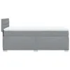 Boxspringbett mit Matratze Hellgrau 90x190 cm Stoff, Produktbild-Vorschau 11
