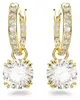SWAROVSKI  Damen Drop-Ohrhänger Weiße Goldlegierungsschicht Produktbild-Vorschau 2