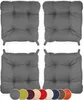Sunnypillow 4er Set Stuhlkissen mit Klettverschluss Maße: Produktbild-Vorschau 1