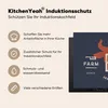 KitchenYeah© Herdabdeckplatte Kuh - Zeichnung - Braun , Produktbild-Vorschau 6