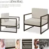 Fauteuil de jardin COMOSA rembourrage XXL - Lot de 2 Voir les images du produit 3