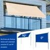 FCH Balkonmarkise 300x120x(200-300) cm Gelenkarm Markise Produktbild-Vorschau 5