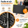 Skládací stůl Rijoka, vzhled dřeva, zahradní stůl – Náhled obrázku produktu 11