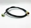 A black hose with connectors on both ends, laid out on a white background. Produktbild-Vorschau