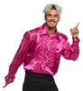 Boland - Camicia da discoteca con volant, rosa, da uomo, Produktbild-Vorschau 1
