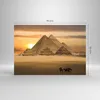 Bilder auf glas - Pyramide ägypten wüste - 70x50cm - Produktbild-Vorschau 3
