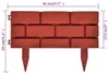 vidaXL Rasenkanten 11 Stk. Backstein-Design Produktbild-Vorschau 8