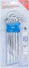 A set of L-type hex keys in their retail packaging. Náhľad obrázku produktu