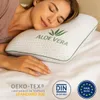 hERZtal Aloe Vera Memory-Schaum Kissen 80x40x15cm Produktbild-Vorschau 4