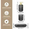Set di accessori da bagno eluno BURANO, 3 pezzi, in vetro Anteprima dell’immagine prodotto 8