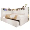 Merax Dagbed, 90x200 cm, Kinderbed met uitschuifbed, 90x190 Productafbeelding-voorbeeld 7