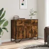 vidaXL Příborník kouřový dub 97x32,5x74,5 cm materiál na Náhled obrázku produktu 3