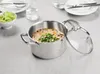 Kochtopfset 4-teilig mit gleichmäßiger Wärmeverteilung und Produktbild-Vorschau 2