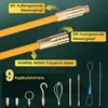 12M Einziehband Kabel Kabeleinziehhilfe 4 Stangen x 1m x Produktbild-Vorschau 4