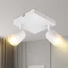 ZMH LED Deckenlampe Weiss Deckenleuchte 2 Flammig GU10 Produktbild-Vorschau 1