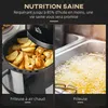 HOMCOM Friteuse sans huile 4 L, air fryer 1300 W 12 Voir les images du produit 4