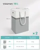 SONGMICS Wäschekorb, 2er Set, 110 L Wäschesammler ffaltbar, Produktbild-Vorschau 9