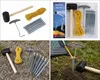 Camping-Set 9-Teile Zeltheringe + Seil + Gummihammer + Produktbild-Vorschau 2