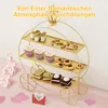 3-stöckiger Cupcake-Ständer, Dessertständer,Süßigkeiten und Produktbild-Vorschau 7