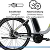 Zündapp X300 E Bike Damenfahrrad 155 - 180 cm Stadtrad Produktbild-Vorschau 7