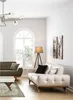 Klassische Sofa 2 Sitz Design Wohnzimmer Polster Holz Leder Produktbild-Vorschau 1