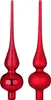 Christbaumspitze Glas 26cm 1 Stück matt / glänzend sort. - Produktbild-Vorschau 1