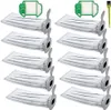 A collection of vacuum cleaner bags and filters arranged neatly on a white background. Produktbild-Vorschau