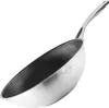 SILBERTHAL Wokpfanne Induktion 28 cm - Edelstahl Wok mit Produktbild-Vorschau 1