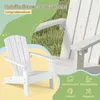 Krzesło COSTWAY Adirondack, odporne na warunki Podgląd zdjęcia produktu 4