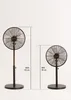 AIR STAND WOOD - Retro Standventilator mit Oszillation 50W Produktbild-Vorschau 4