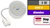 McShine LED modul, 5W, 400 lumenů, 230V, 50x23mm, teplá Náhled obrázku produktu 2