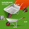 GARDEBRUK® Schubkarre 80 Liter bis 100kg Luftreifen mit Produktbild-Vorschau 7