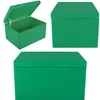 Caja de madera con tapa Creative Deco XXL verde, 40 x 30 x Vista previa de la imagen del producto 3