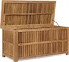 Cassapanca Noemi 130 x 55 x 59 cm in legno di acacia oliato Anteprima dell’immagine prodotto 3