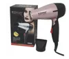 Cestovný fén 1500W, skladací, kompaktný, ružový, s Náhľad obrázku produktu 7