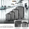 Set de 4 Valises Trolley - ABS - 4 Roues Pivotantes à 360° Voir les images du produit 3